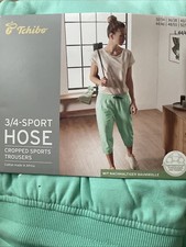 Damen Sport Hose 3/4 Cropped