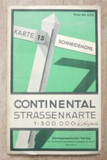 Alte Continental Straßenkarte