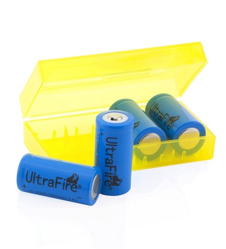 Ultrafire 16340 cr123a - 4x,