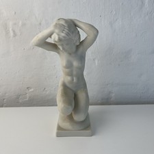 Hutschenreuther Porzellanfigur kniender Akt Frau K. Tutter ~17cm (mit Flecken)