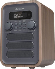 Hanseatic HRA-23G Digitalradio (DAB) (3,5 W) grau/braun