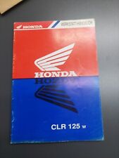  HONDA CLR 125   original Reparaturhandbuch/Werkstatthandbuch 