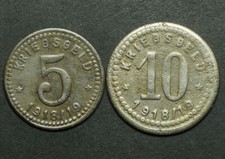 NOTGELD: 5 & 10 Pfennig 1918 /
