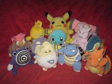 Vintage Pokemon Stofftier z. Auswahl von Hasbro, Plüschtier, Figur, Kuscheltier