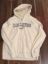 Beige  Sweatjacke von Hollister in Gr. L
