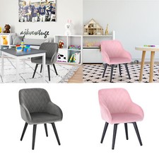 Kindermöbel Kinderstuhl Kinder Stühle Stoffbezug Weich Gestell aus Metall #2167