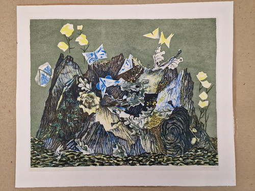 Farblithografie otto rodewald - farblithografie,