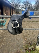 Pfiff Pilot Vielseitigkeits Sattel Schwarz 17,5