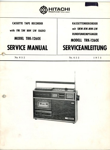 Hitachi service manual für - hitachi,