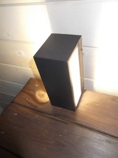 LED Wandleuchte Haustür Terrasse schwarz 2x 6 Watt - IP44 - Telefunken