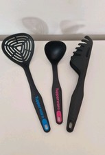 Tupperware Griffbereit Set Zange Kleiner Schöpflöffel Schaumlöffel Neuwertig 
