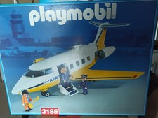 PLAYMOBIL Flugzeug 3185 - AERO LINE - Vintage (2001) - Komplett + OVP
