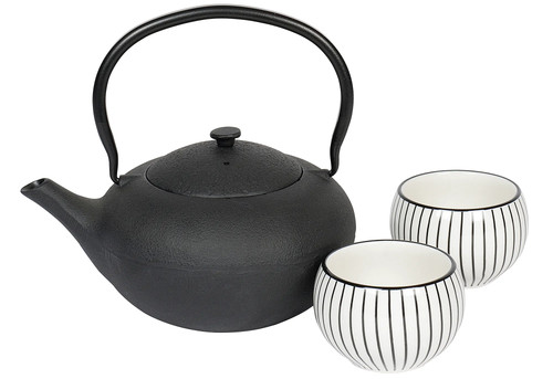 Gusseisen teekanne set - gusseisen,