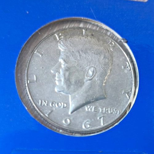 Usa half dollar 1967 - half,