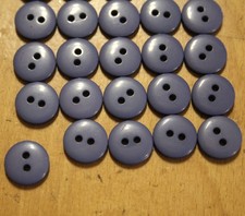 25 kleine Blaue Knöpfe - 11