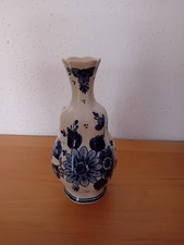 Delfter Porzellan Vase klein Royal Goedewaagen 15,5 x 8 cm handwork