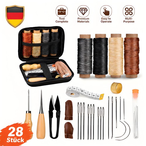 Stück leder nähset - leder,