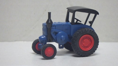 Lanz traktor blau dach - blau, v