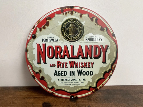 Blechschild noralandy whisky - blechschild,