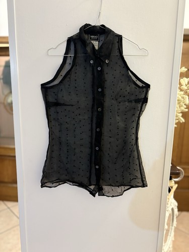 Damen seidenhemd versace - seidenhemd, jeans