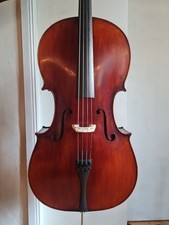 Modernes 4/4 Cello Mit Ganzem Boden (Inkl. Case und Bogen)