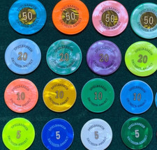 Casino Jetons Spielbank original Chips  16 Chips
