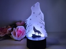 Heulender Wolf als LED