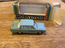 UdSSR Spielzeug Auto Moskvitch-408 (1:43) in Original Verpackung Guten Zustand 