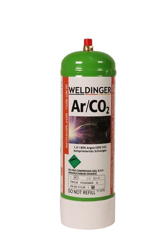 Mischgas co2 einwegflasche - mischgas,