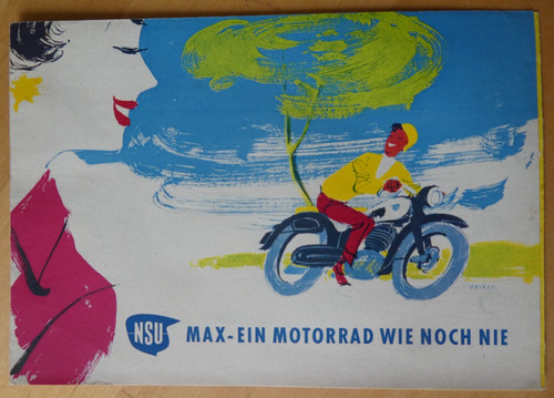 Original nsu prospekt 1954 - prospekt,