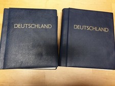 2 Kabe Leinen Vordruckalben