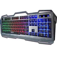 Teclado gamer 400con luces - ak-400con,