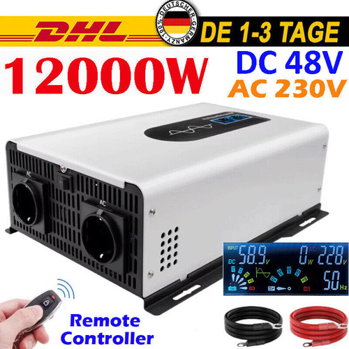6000w 12000w max - 6000w, 48v
