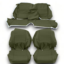 Sitzbezüge Bezüge für BMW 3er-Reihe E46 Cabrio dunkelgrün
