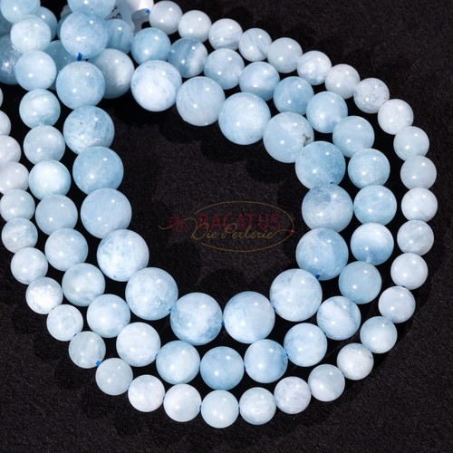 Aquamarin perle kugel - aquamarin,
