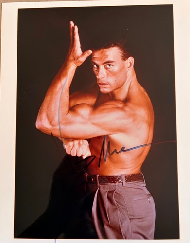 Original van damme autogramm - original,
