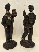 Afrikanische Kunst Skulpturen  2  Figuren  Kamerun