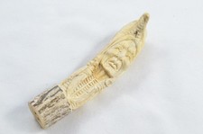 Sheffield handgeschnitzter Indianer Gehstock Stock Top Griff Geweih Horn