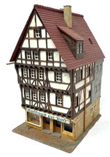 Kibri H0 B-8408 Fachwerkhaus Gasthaus zu Post 8 x 10,5 x 14 cm - H0 HO 1:87