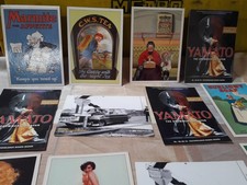 14 Alte Ansichts Postkarten Abbildung Werbung Waschmittel, seife selten