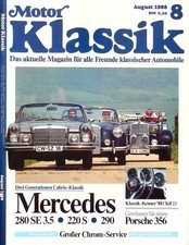 Motor klassik 1988 - klassik, 08/1988