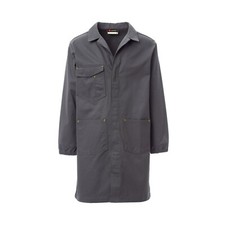 PAYPER Mantel Hausmeister Kittel Baumwolle smoke hellgrau Gr. S-5XL ★TOP★