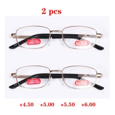 2 stk Lesebrille Metall Brille