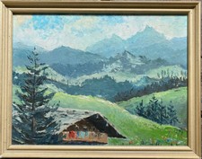 ::ALPS MOUNTAINS WOODEN HOUSE