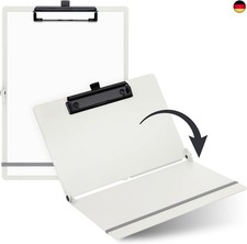SAX Faltbares Klemmbrett, Kokos, Clipboard, A4 auf A5, hoch- und Querformat,