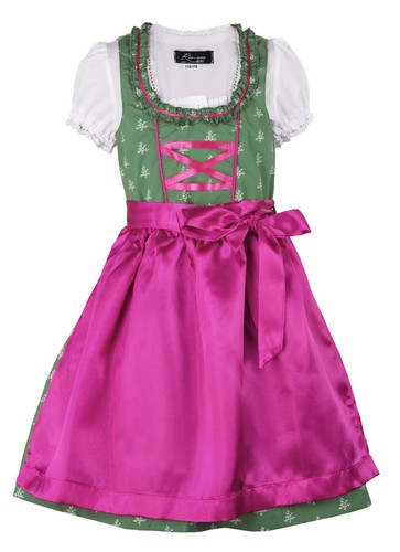 Kinderdirndl franziska grün - franziska,