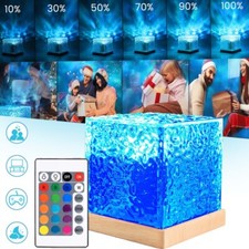 Wasserwellenlampe, LED-Nachtlicht, Wasserwelle, dynamische Projektion, Tischlamp