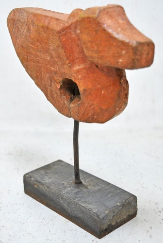 Antike holz kuh figurine - figurine, auf