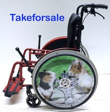 Rollstuhl Ersatzteile Berollka Slade AR Räder komplett mit Bremse TFS709