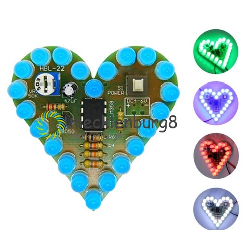 Red green blue white - red/green/blue/white, heart